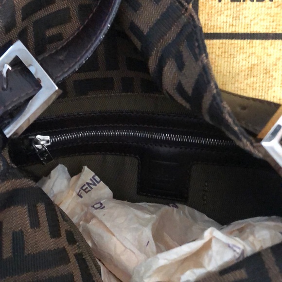 💥FENDI💥vintage tote bag-classic brown FF fabric - Picture 7 of 8